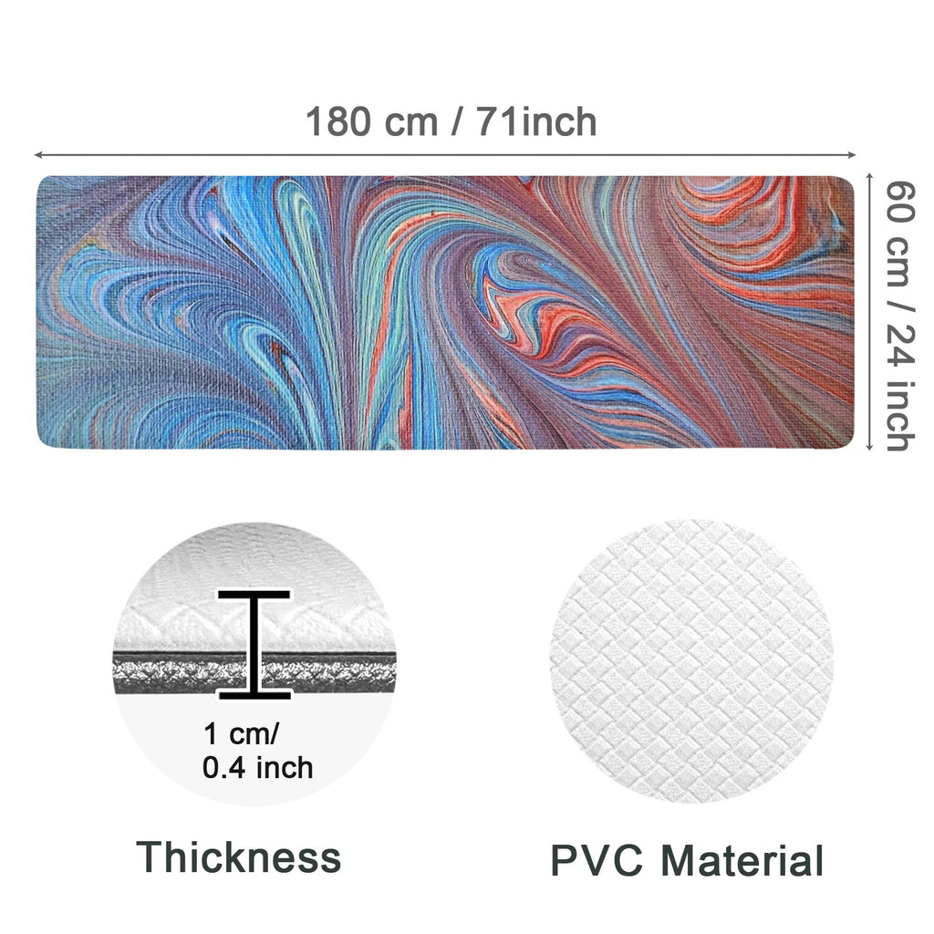 Superhero PVC Anti-Fatigue Kitchen Mat 71x24inch