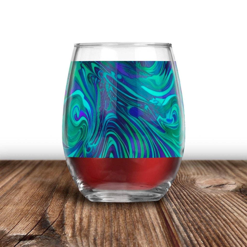 Dreamy Spirals - Wine Glass