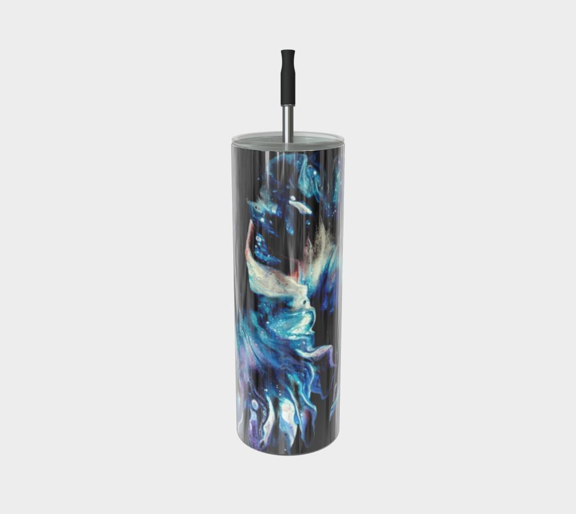 Teal Delight - Stainless Steel Tumbler