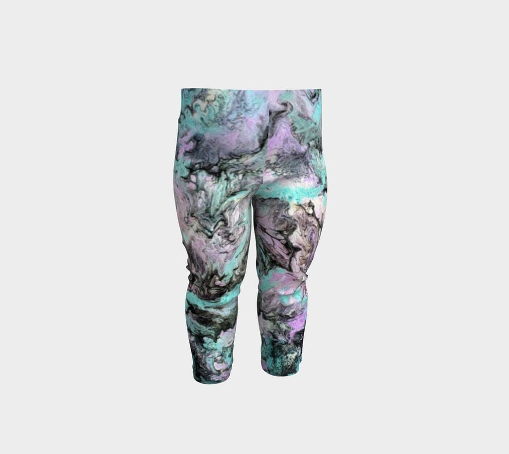 Turquoise Splash Baby Leggings
