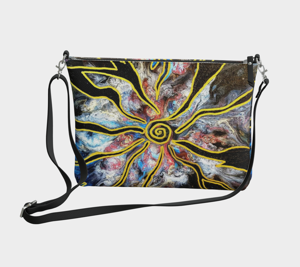 Pieces Of Me - Vegan Leather Crossbody Purse