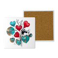 Hearts Grow Fonder - Stone Coasters Set