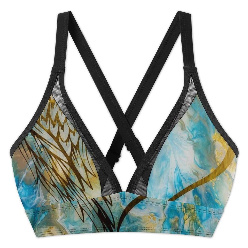 My Guardian - Design Women's Mesh Drawstring Skirt and Swimsuit Set