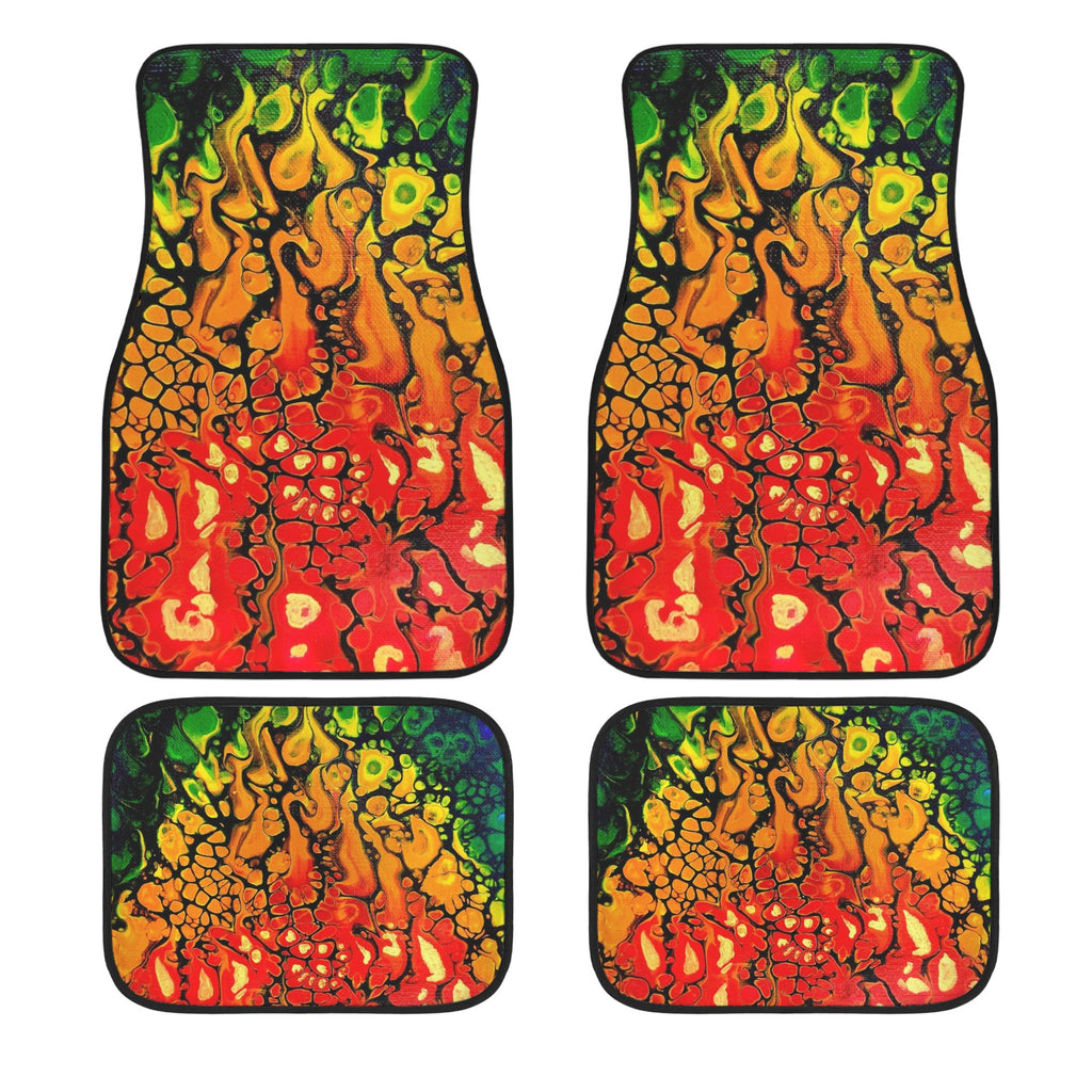 Fire 4-Piece Car Floor Mats
