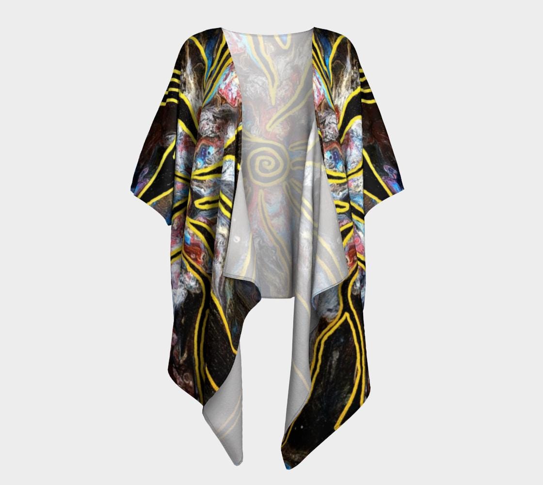 Pieces of Me Draped Kimono