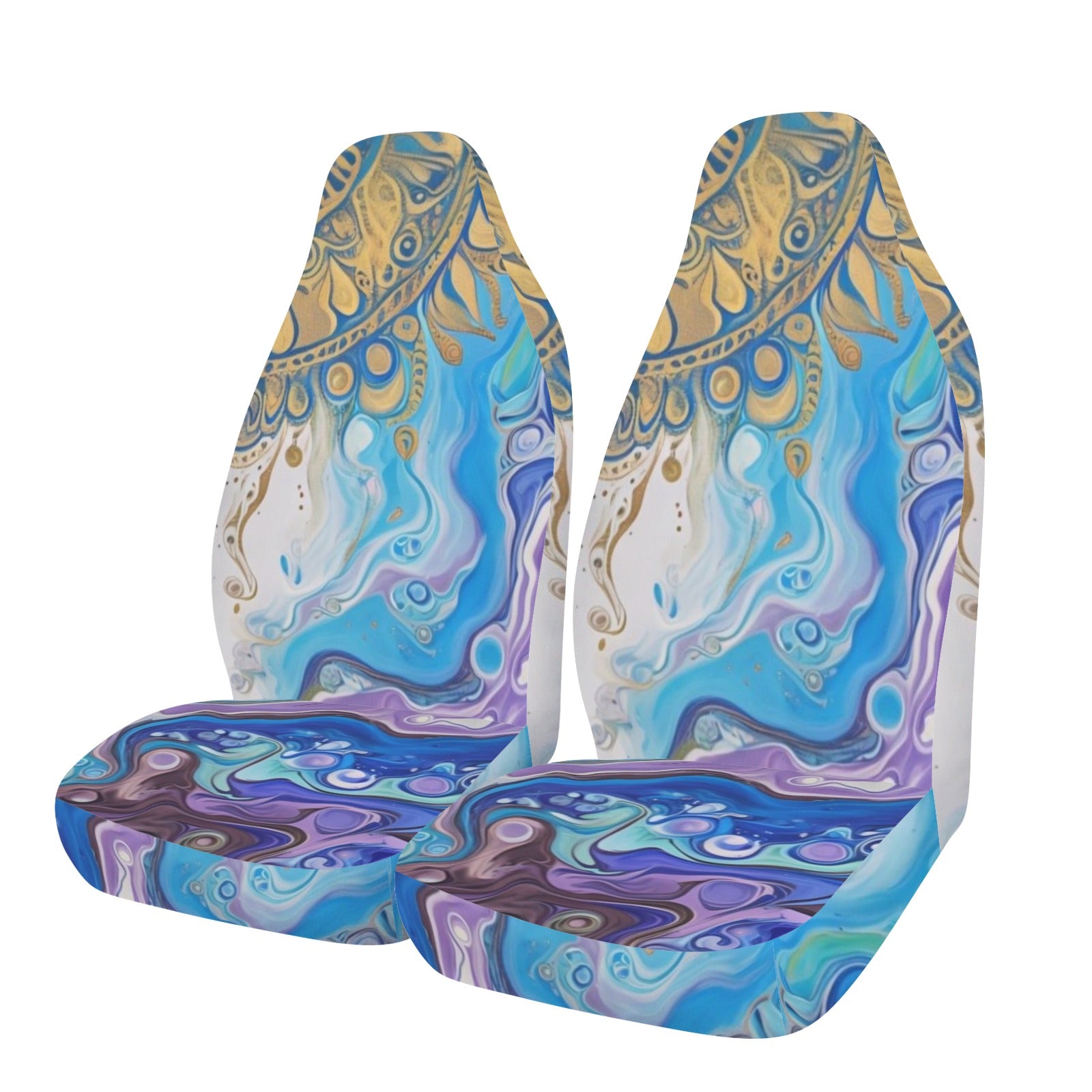 Mandala Sun Car Seat Covers (Set of 2)