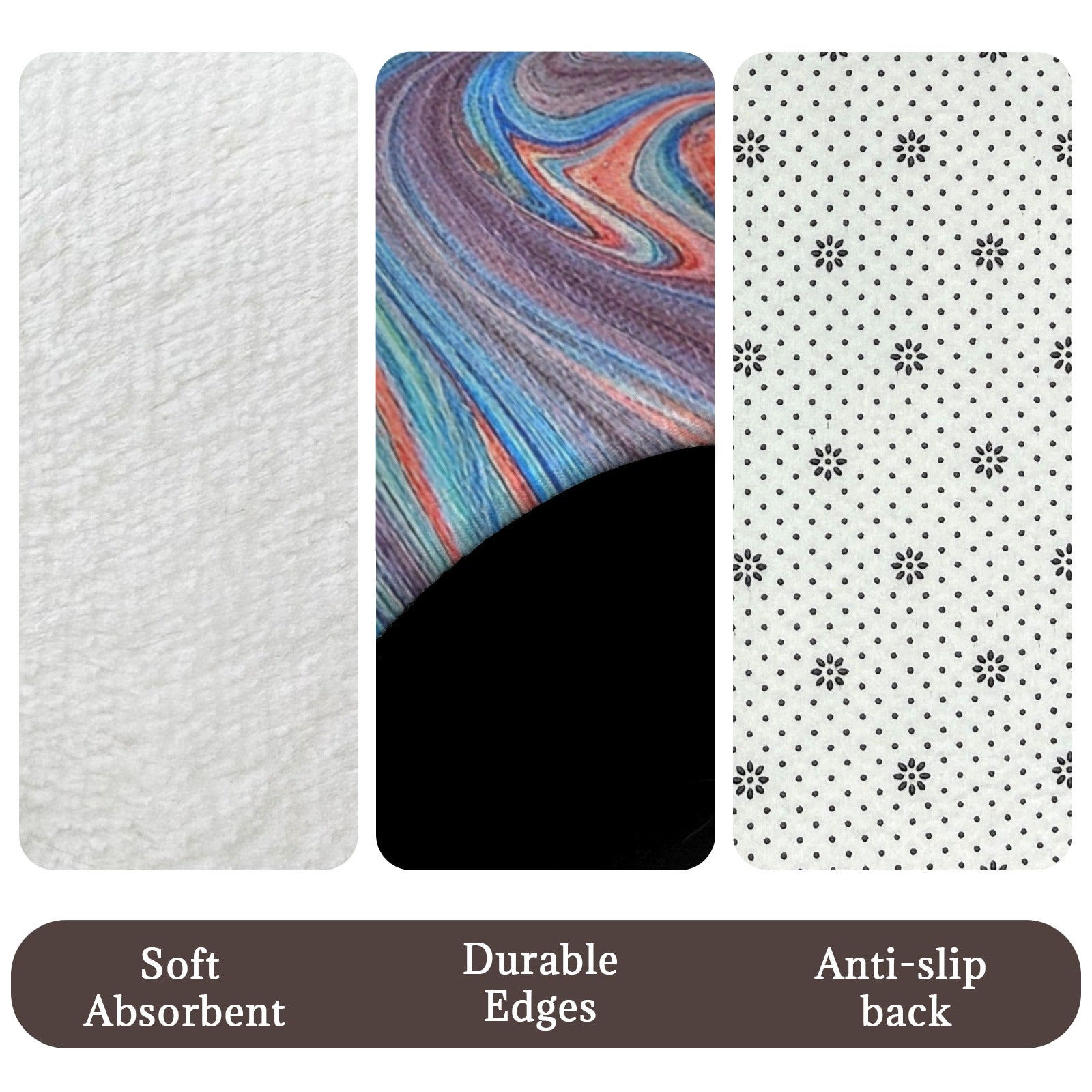 Superhero 3-Piece Bathroom Rug Set