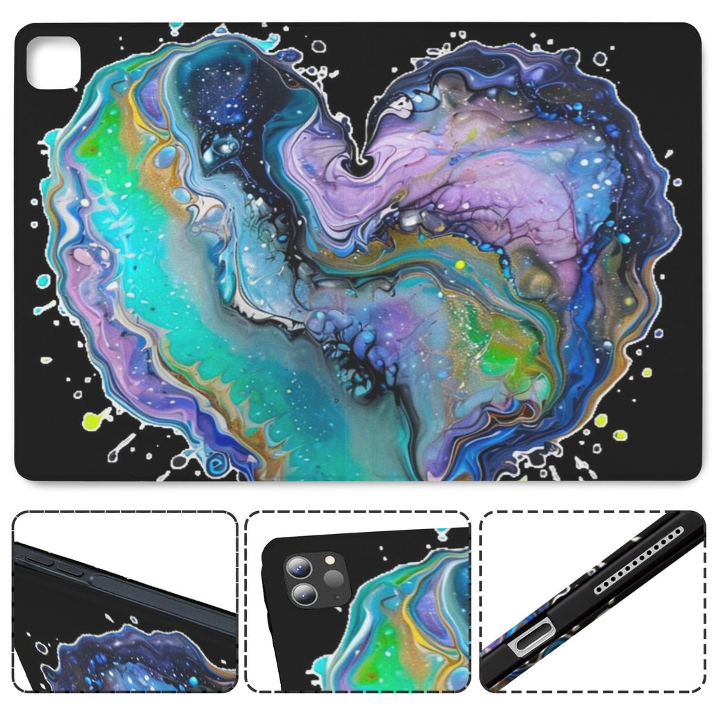 Fluid Art Heart Protective Case for iPad Pro (11-inch)
