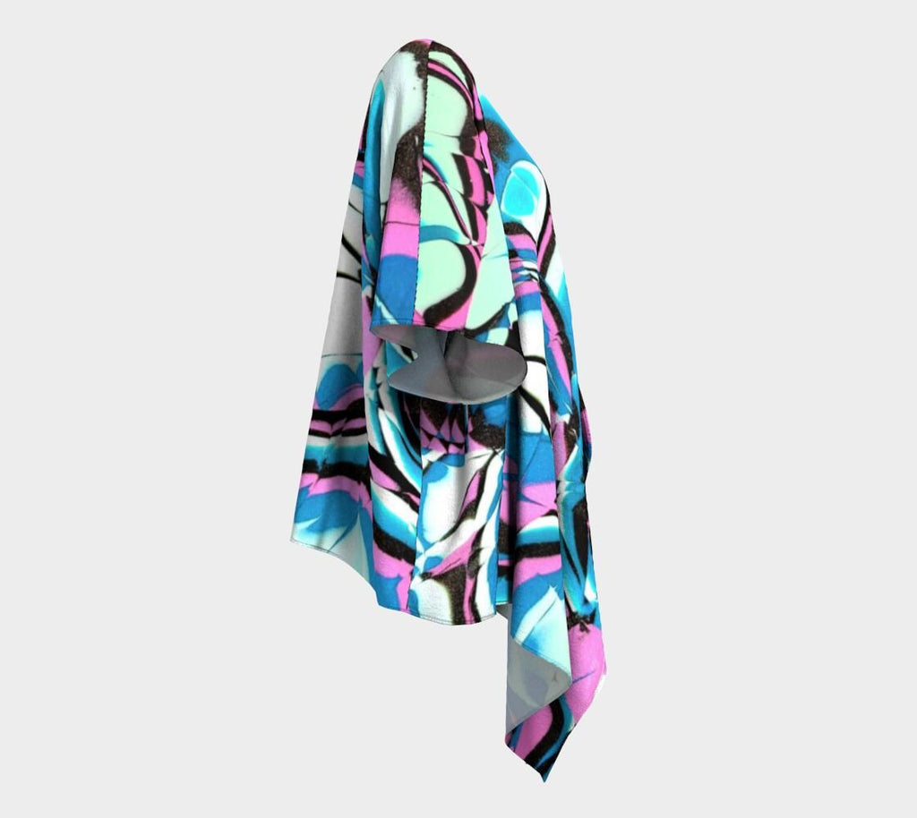 Glow Party Draped Kimono