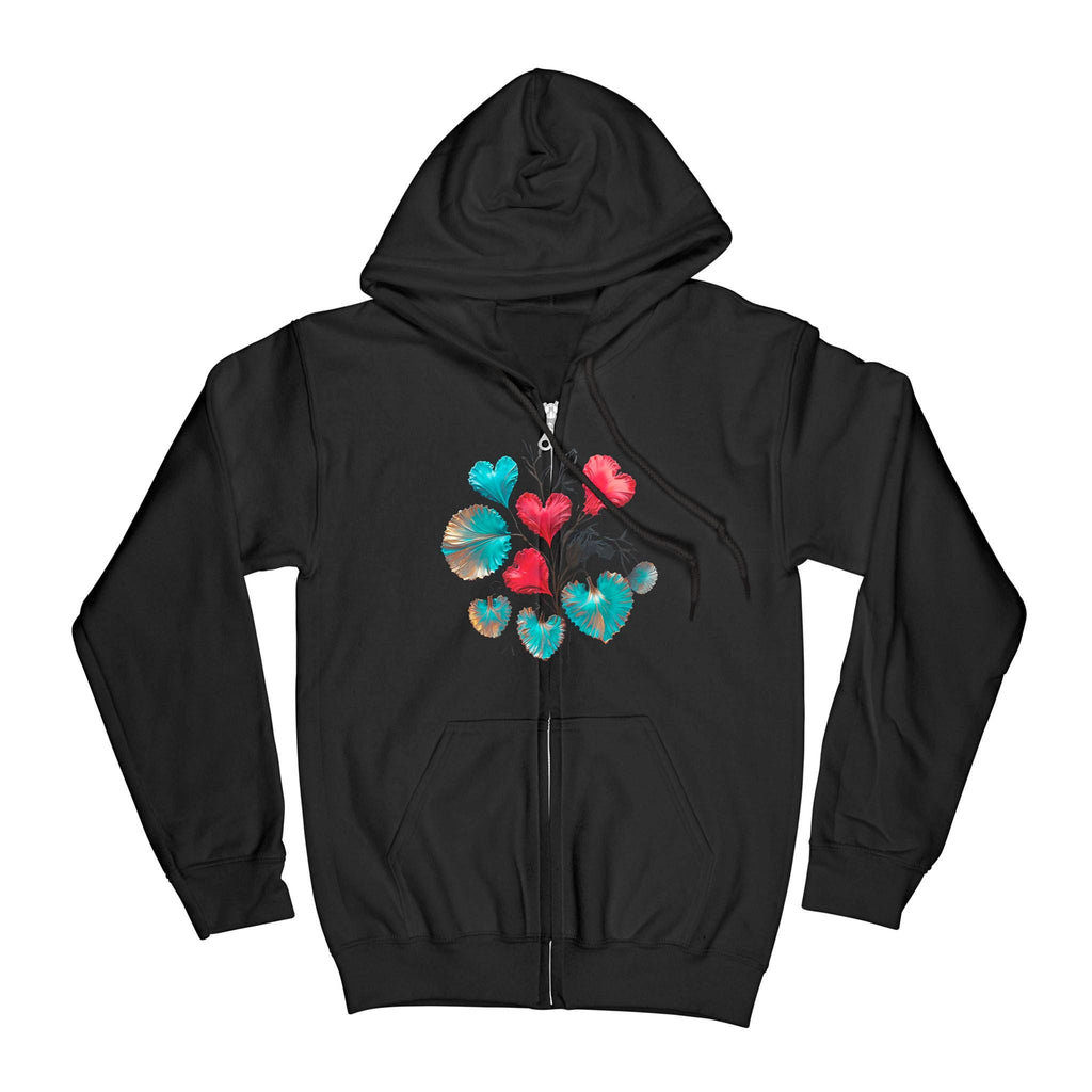 Hearts Grow Fonder - Unisex Standard Zip Hoodie (Dtfx)