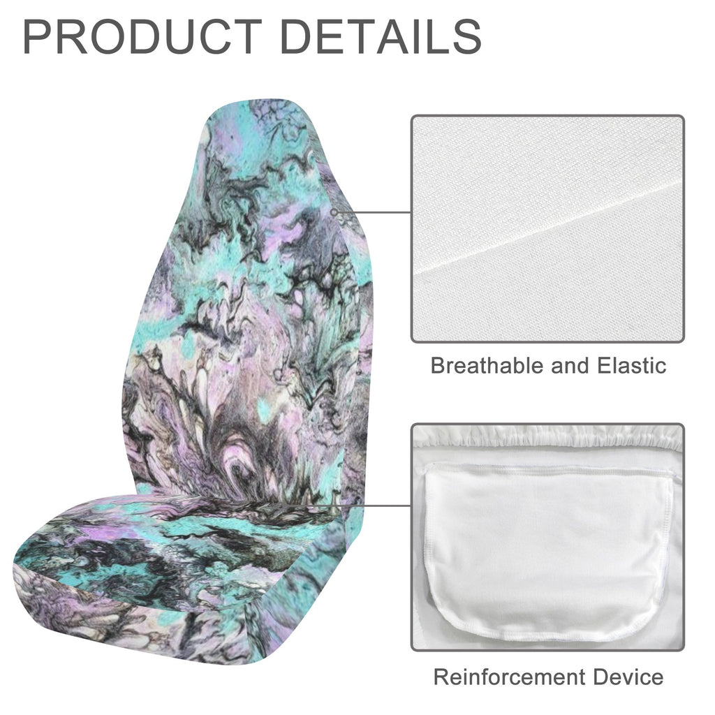 Turquoise Splash Car Seat Covers (Set of 2)