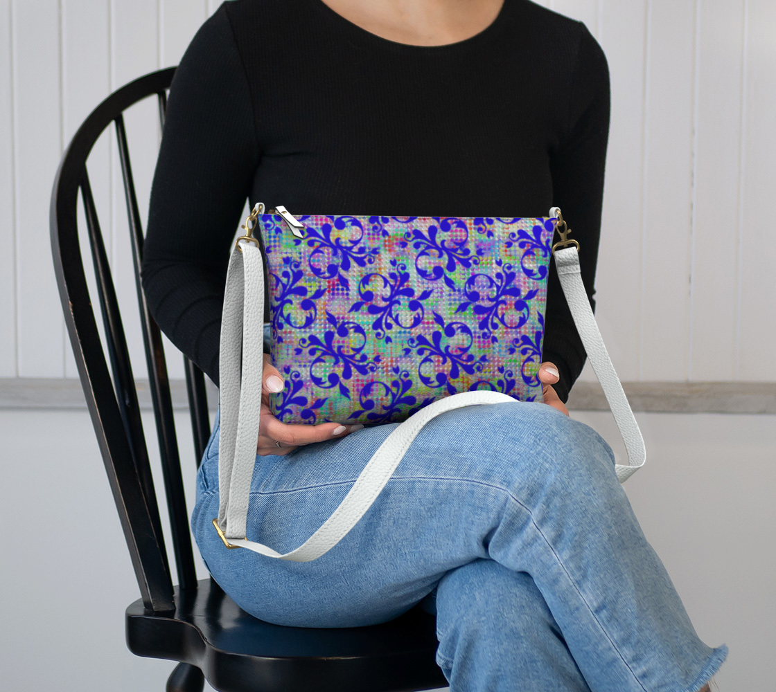 Fancy Filigree - Vegan Leather Crossbody Purse