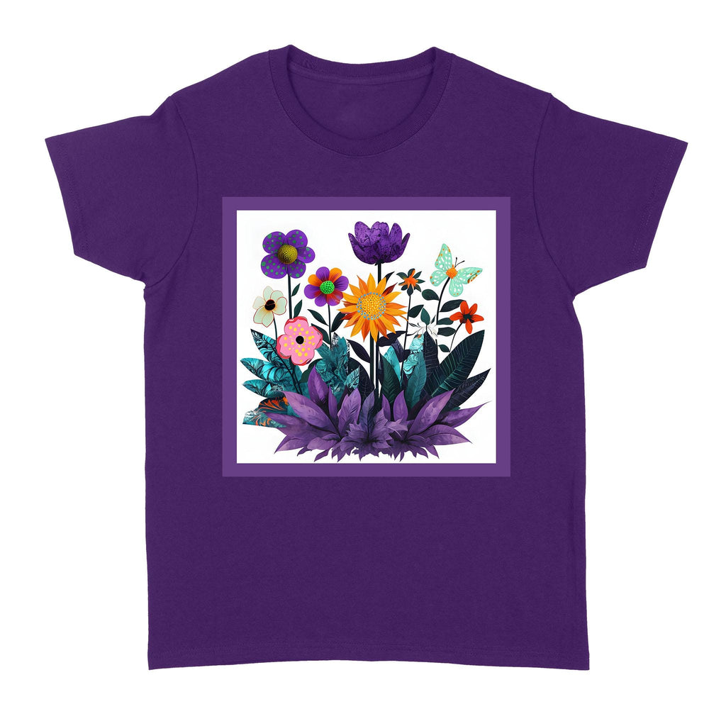 Abstract Purple Garden - Standard Women's T-shirt