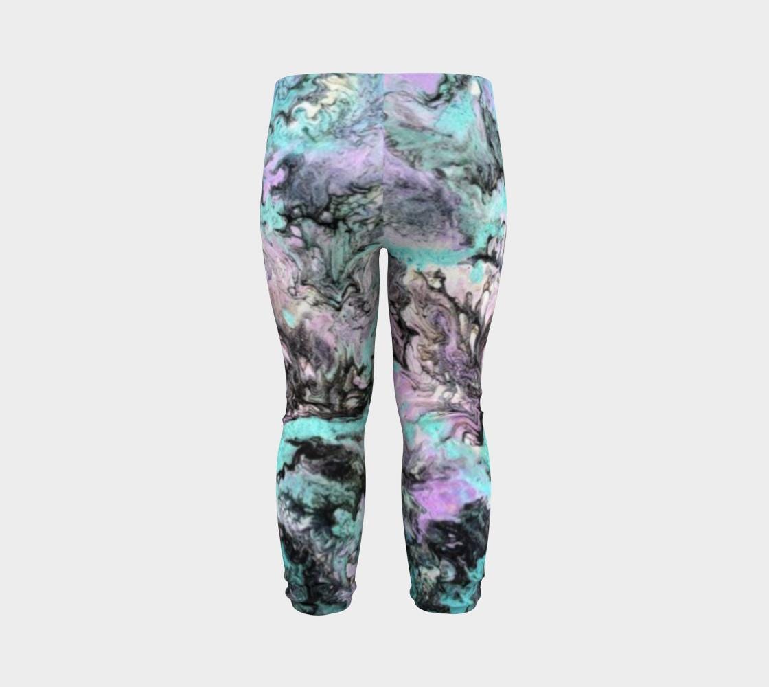 Turquoise Splash Baby Leggings