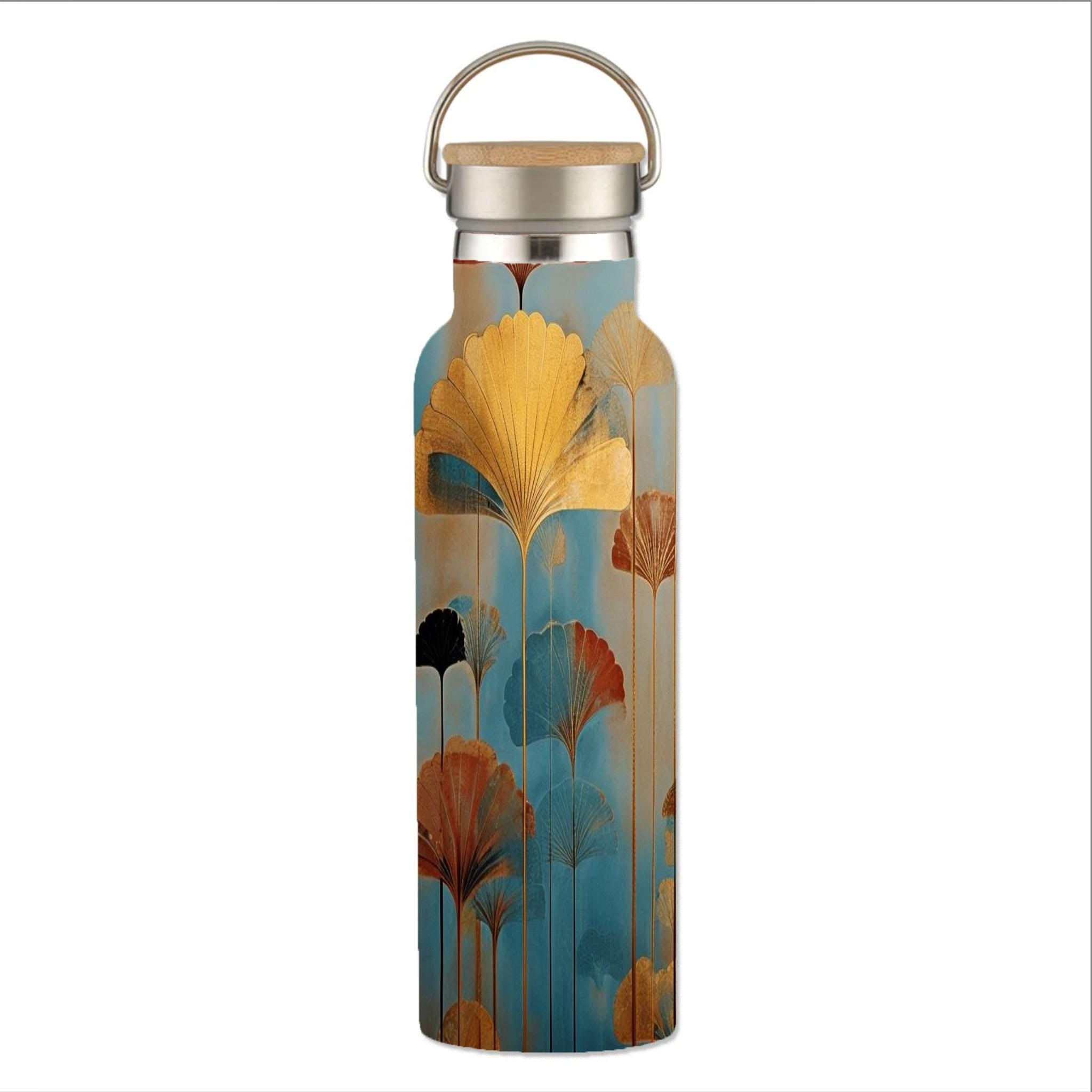 Fan-tasy - Stainless Steel Water Bottle with Bamboo Lid