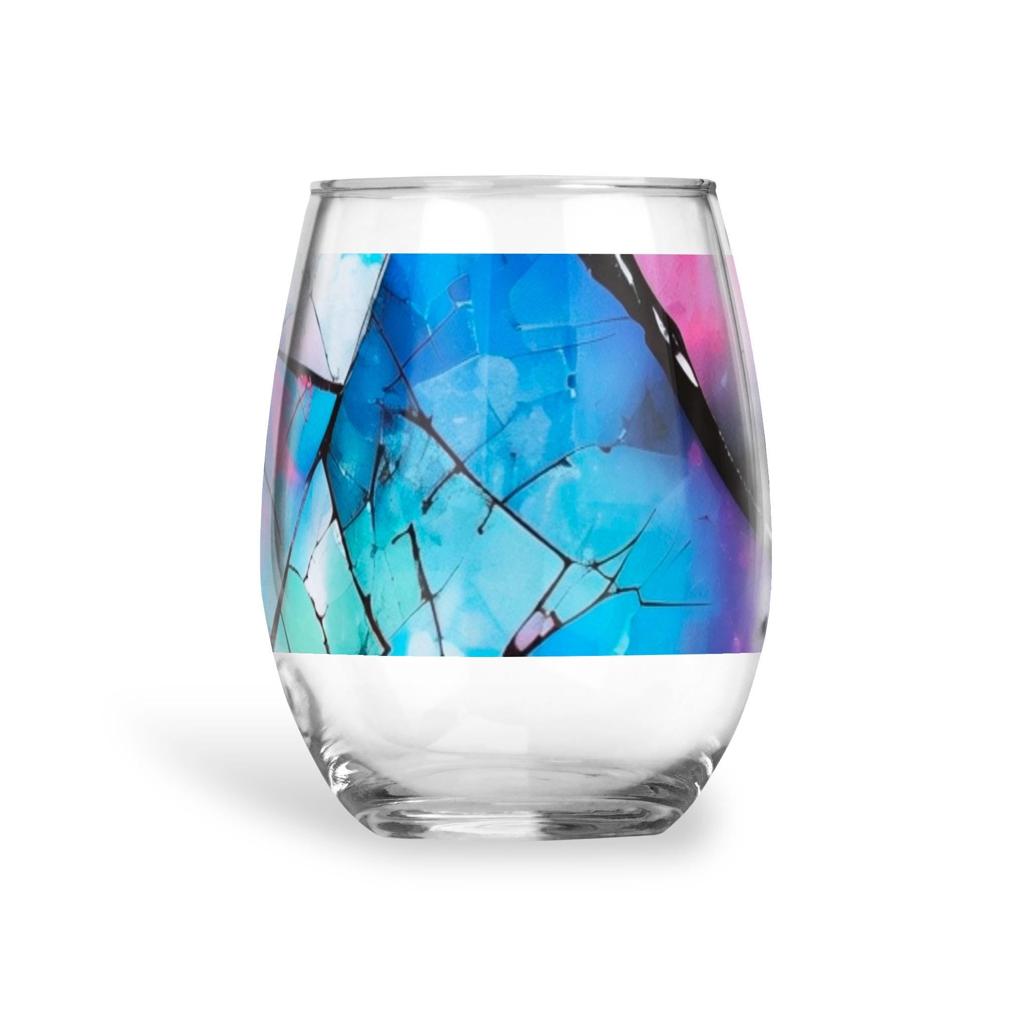 Mystical Mosaic - Wine Glass