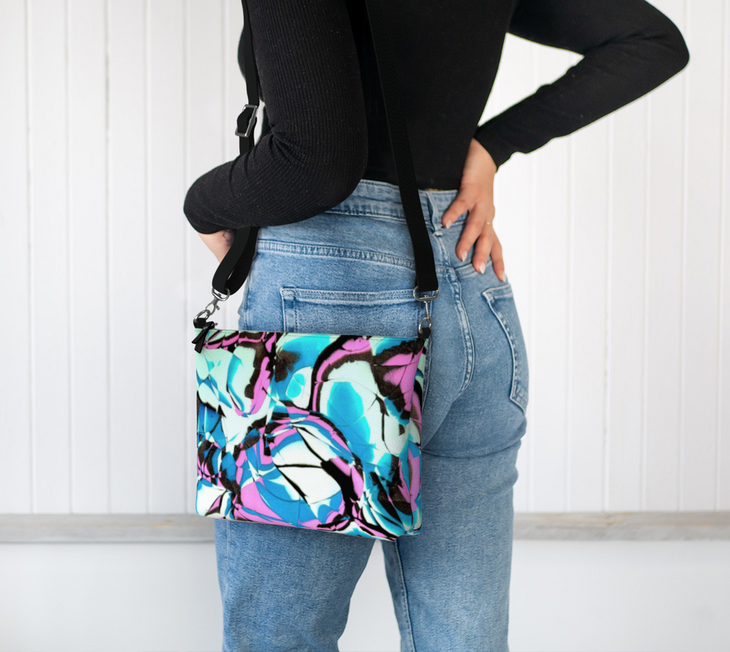 Glow Party - Vegan Leather Crossbody Purse