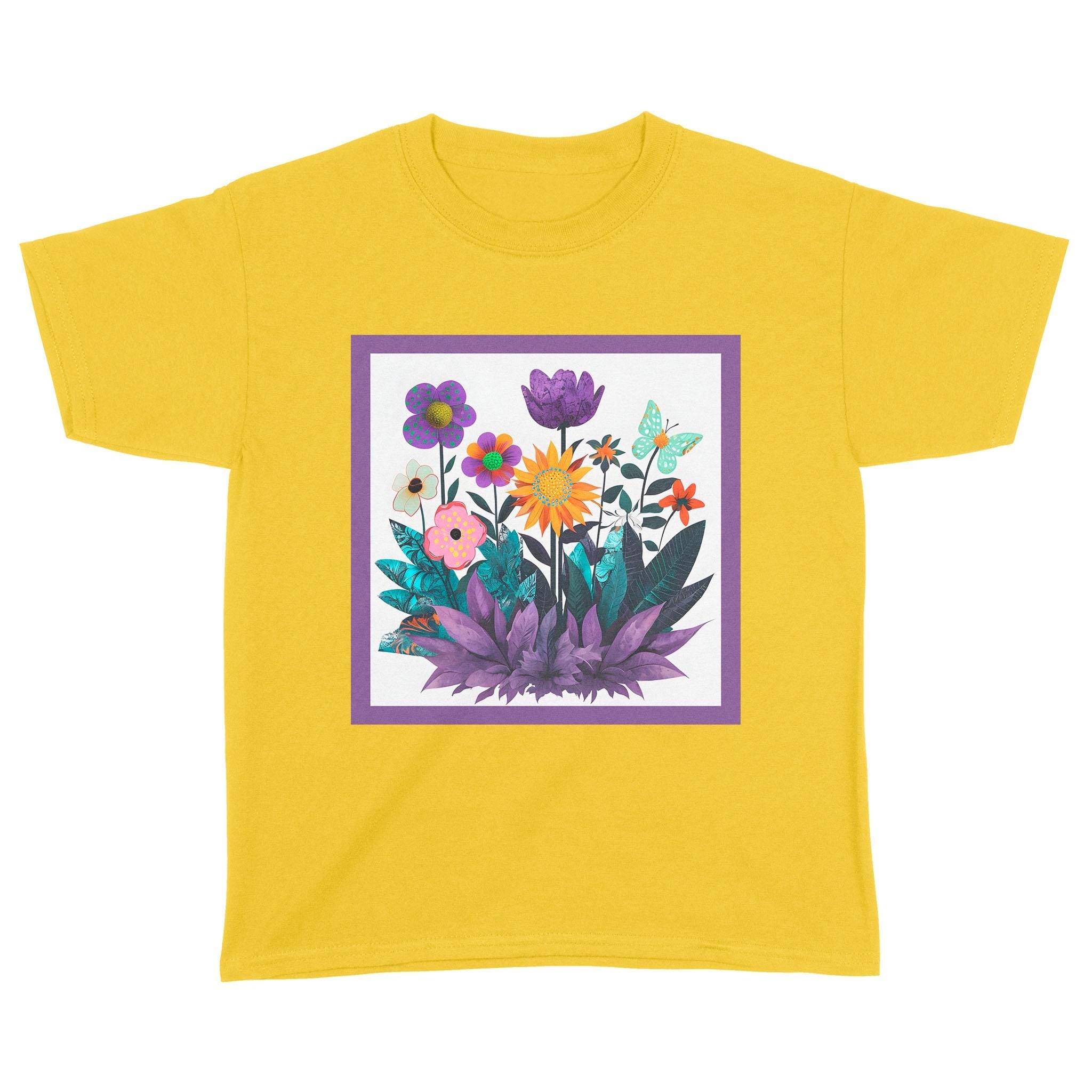 Abstract Purple Garden - Standard Youth T-Shirt