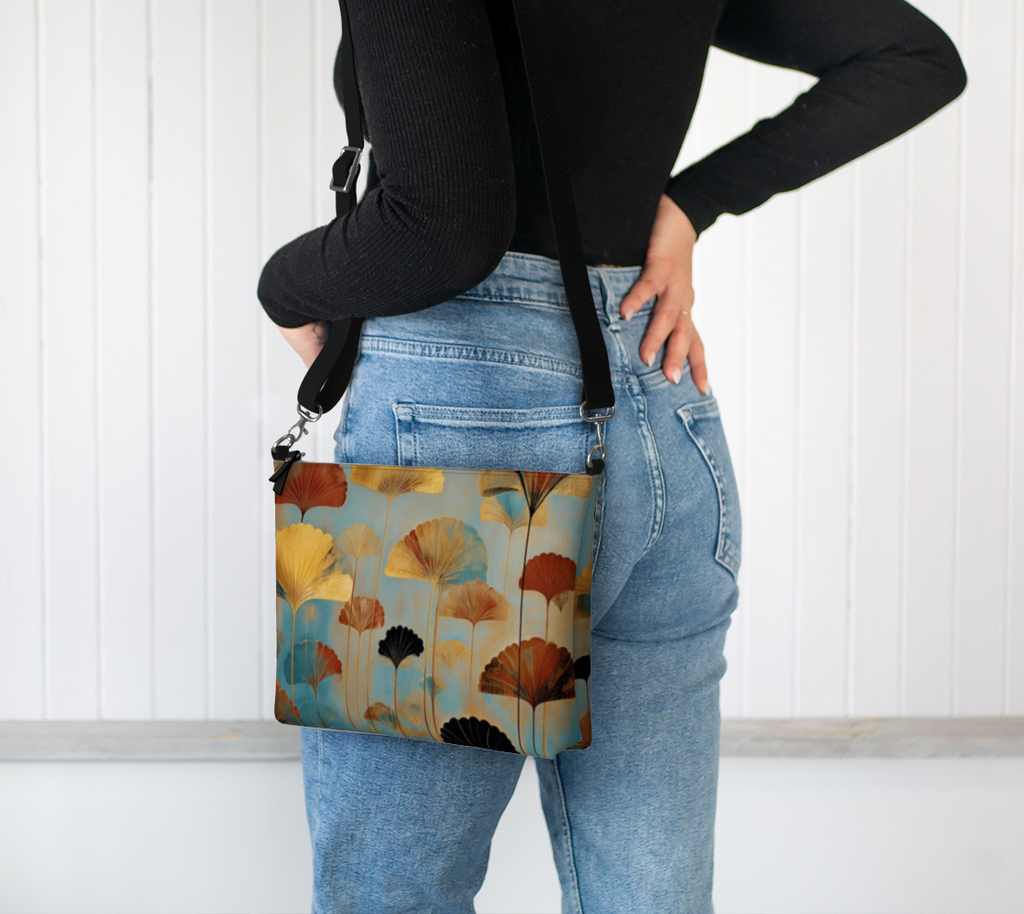 Fan  Tasy - Vegan Leather Crossbody Purse
