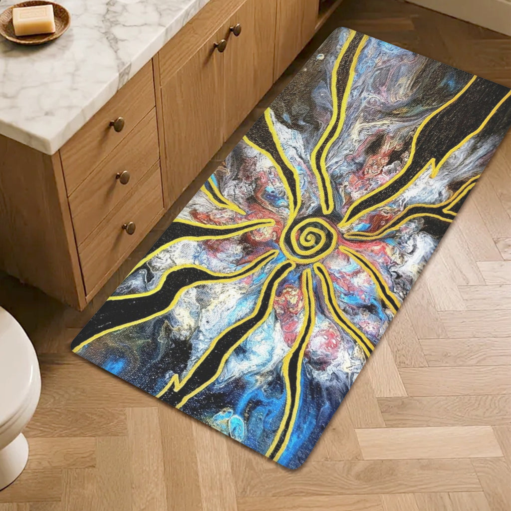 Pieces of Me PVC Anti-Fatigue Kitchen Mat 48x24inch