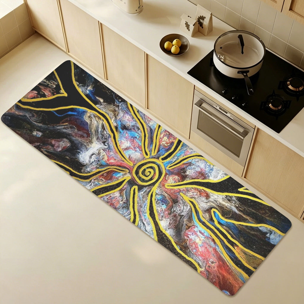 Pieces of Me PVC Anti-Fatigue Kitchen Mat 71x24inch