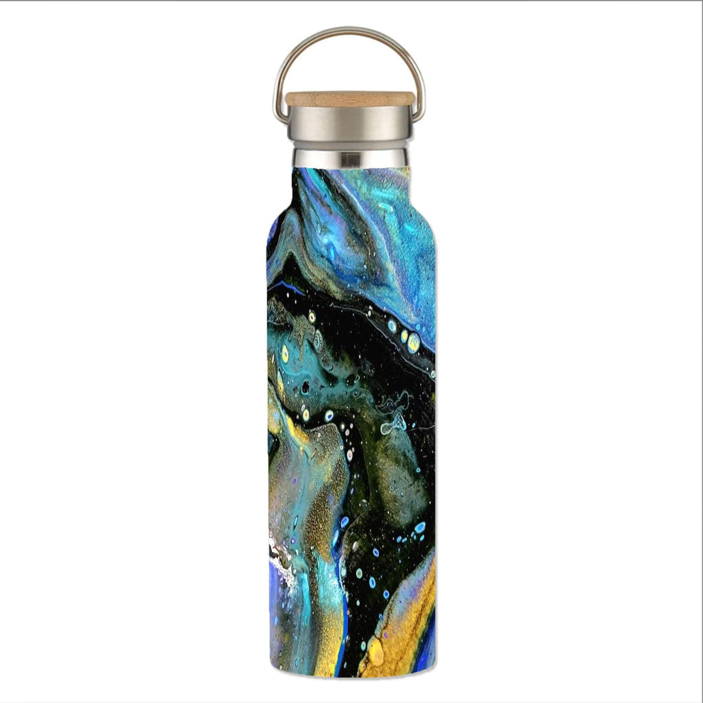 The Face - Stainless Steel Water Bottle with Bamboo Lid