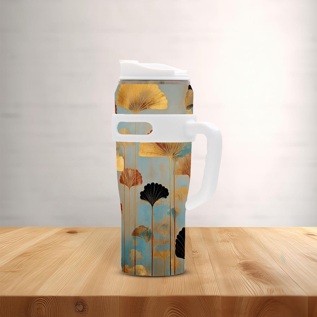 Fan-tasy - 40oz Stainless Steel Tumbler with Handle