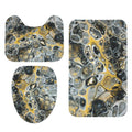 Stone Art 3-Piece Bathroom Rug Set