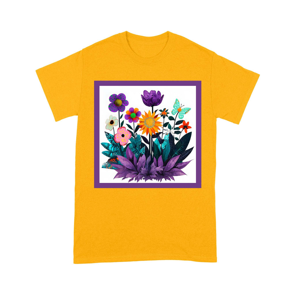Abstract Purple Garden - Unisex Standard T-Shirt