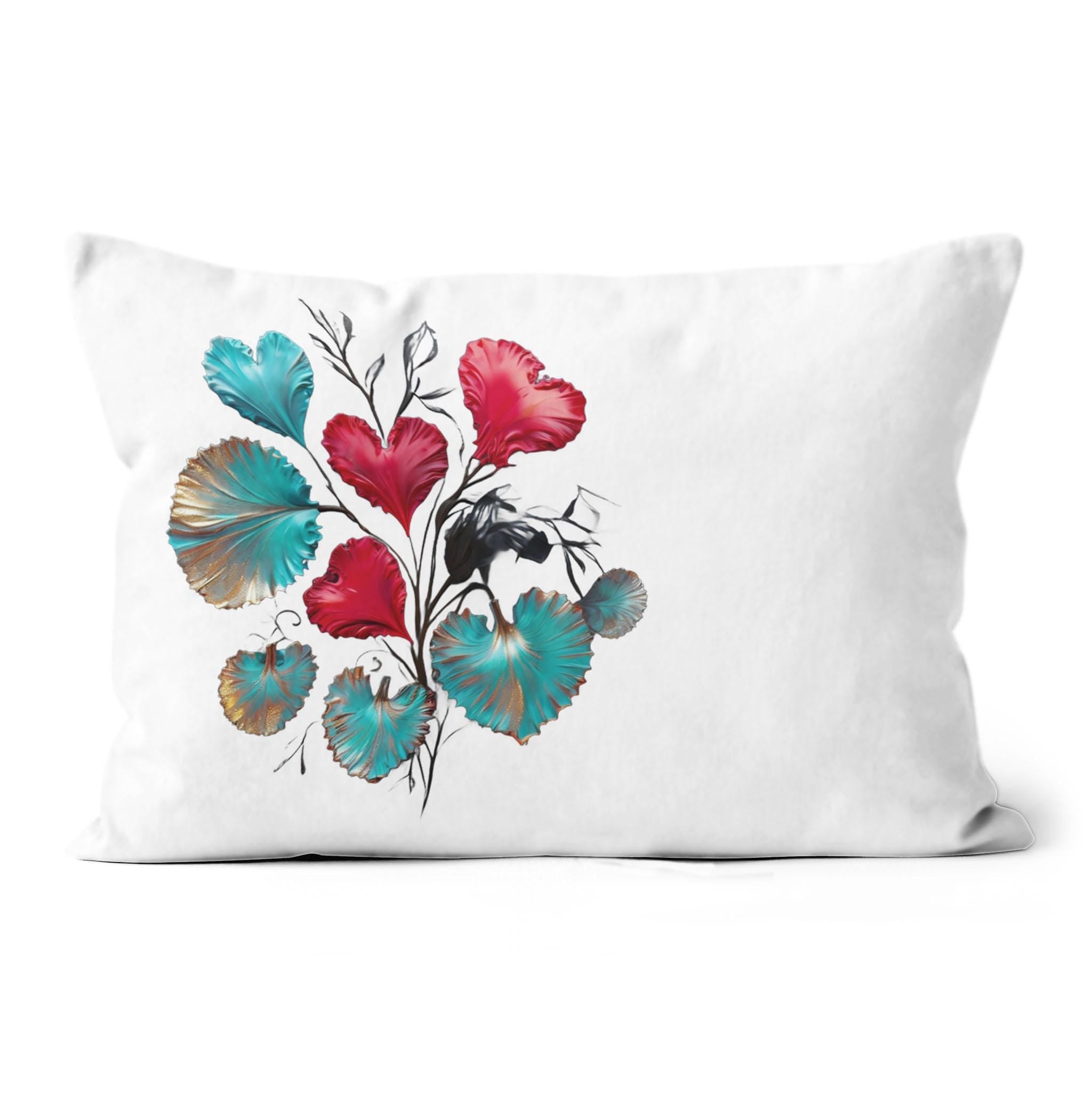 Hearts Grow Fonder - All-over Print Suede Throw Pillow