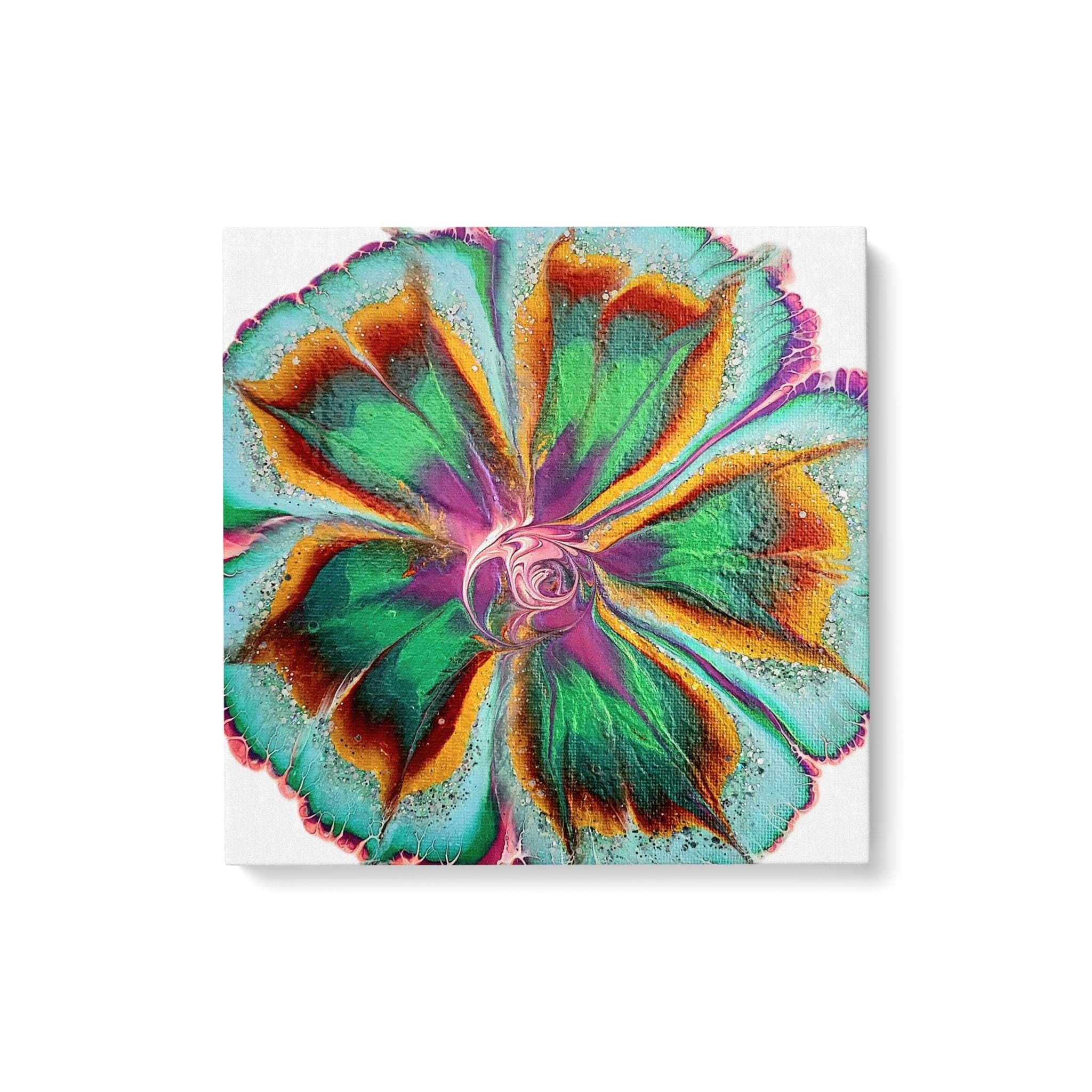Fairy Flower - Push Pin Canvas Map