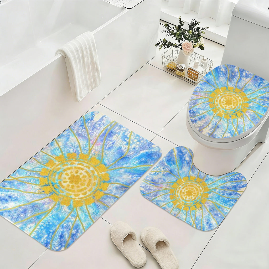Serenity 3-Piece Bathroom Rug Set