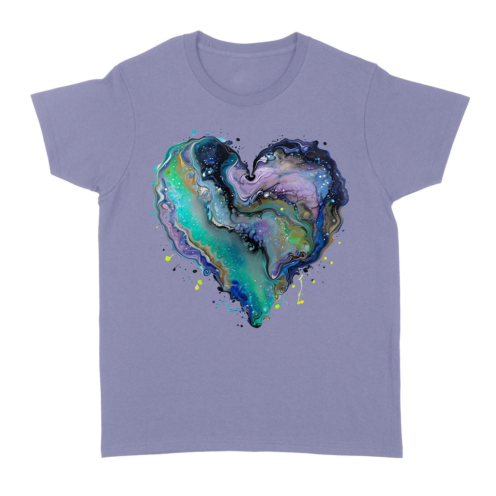 Fluid Art Heart (1) - Standard Women's T-shirt