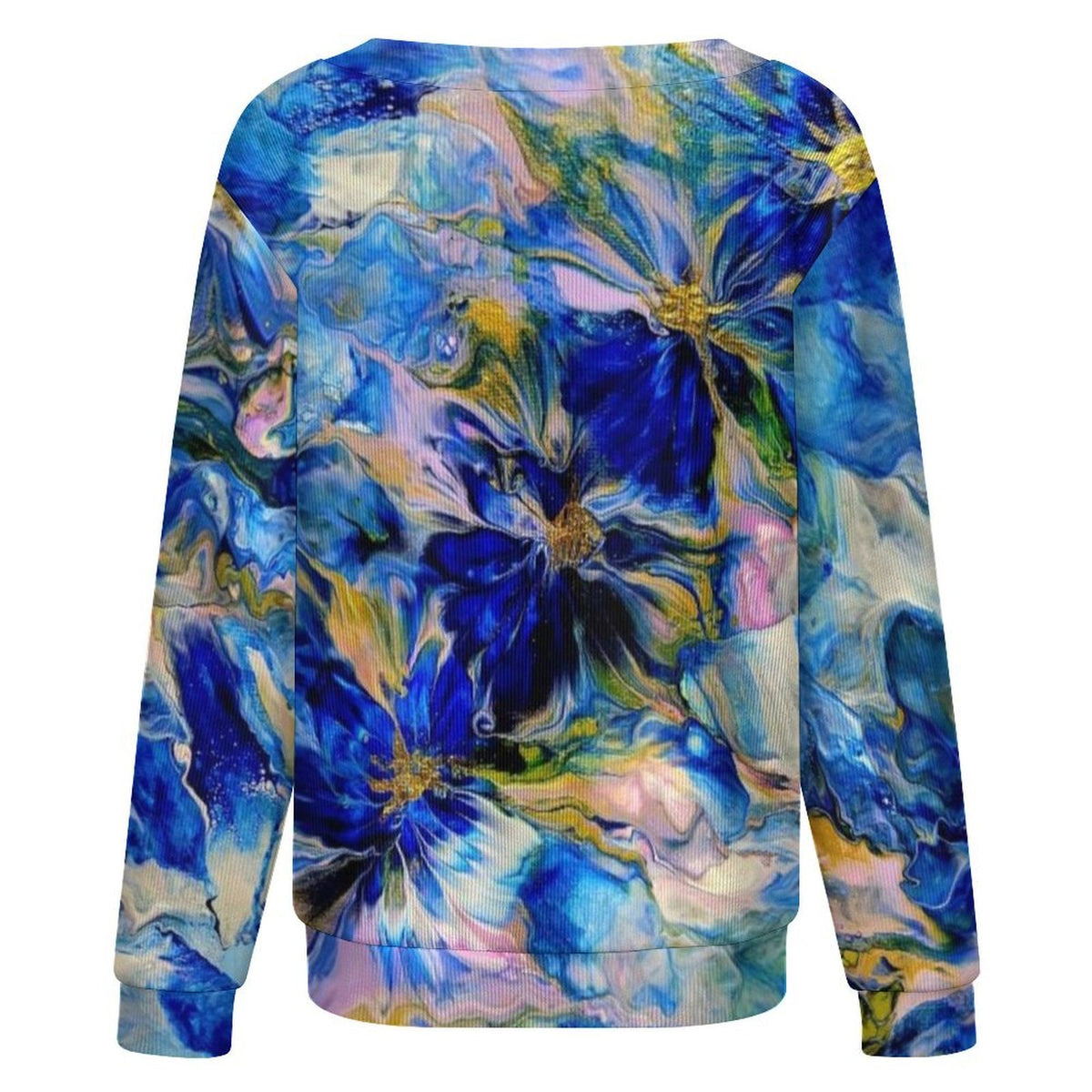 Royal Blue Garden - Women's Cardigan