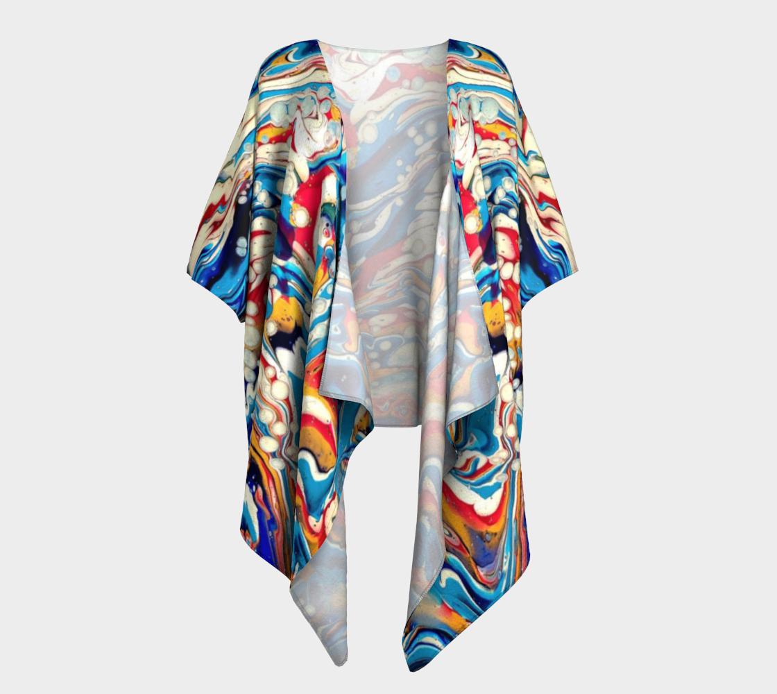 Color Me Happy Draped Kimono