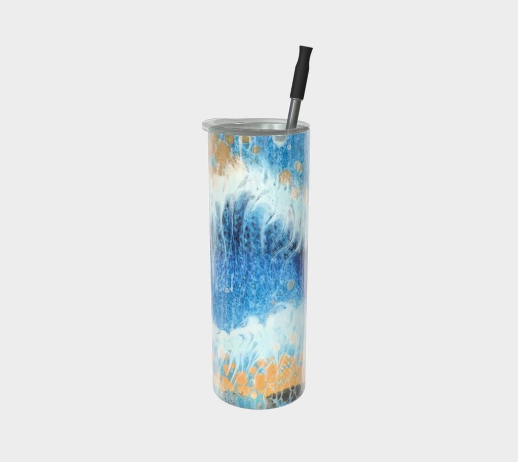 Skipping Waves Stainless Steel Tumbler