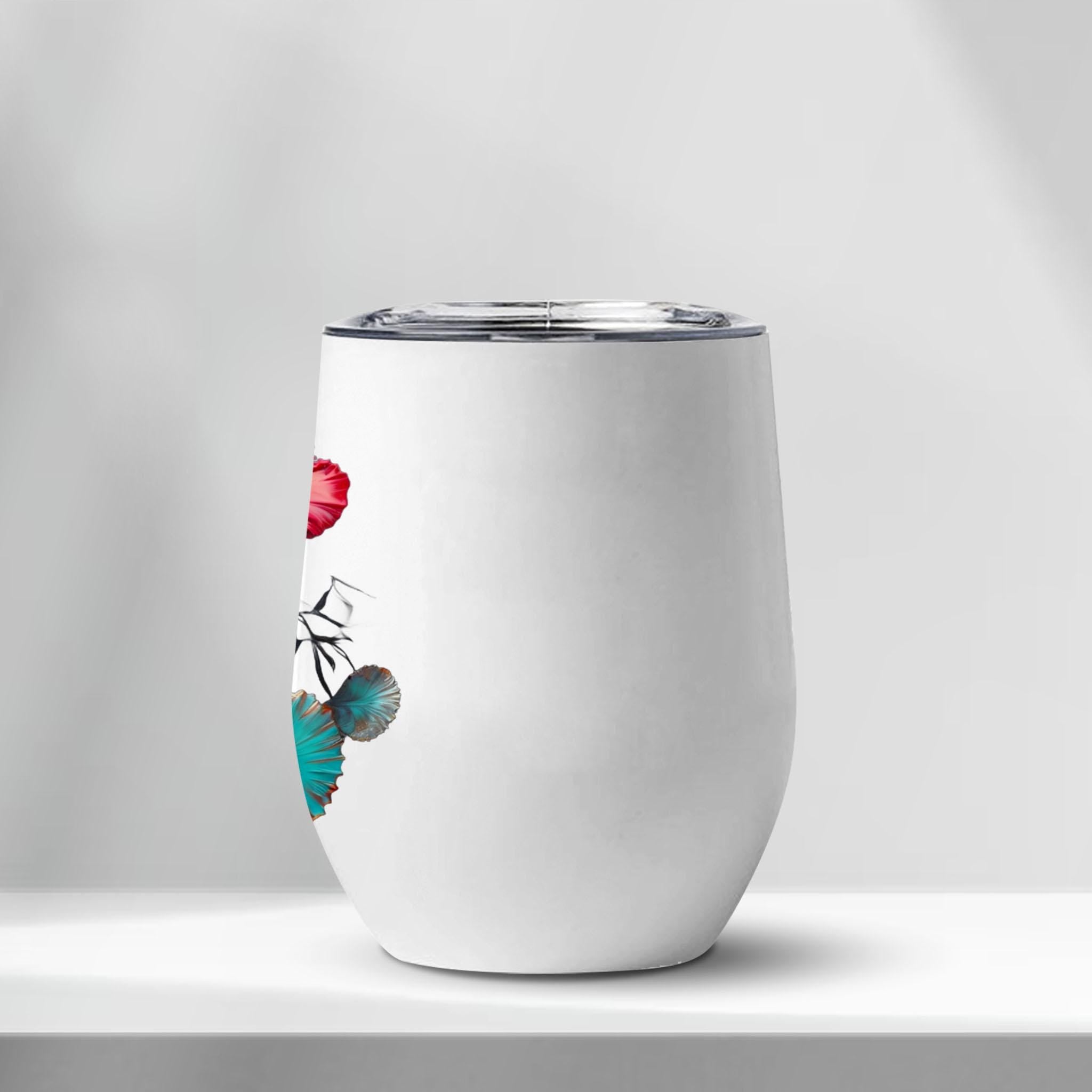 Hearts Grow Fonder - Edge-to-Edge Wine Tumbler