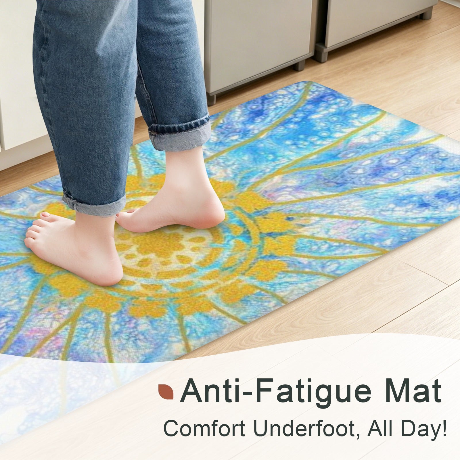 Serenity PVC Anti-Fatigue Kitchen Mat 48x24inch