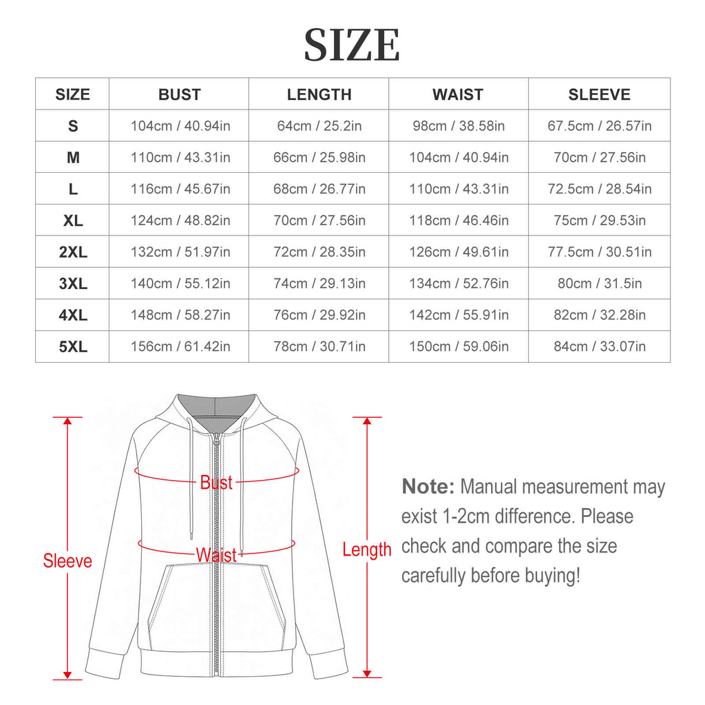 Mystical Mosaic - Women's Full-zip Hoodie with Drawstring