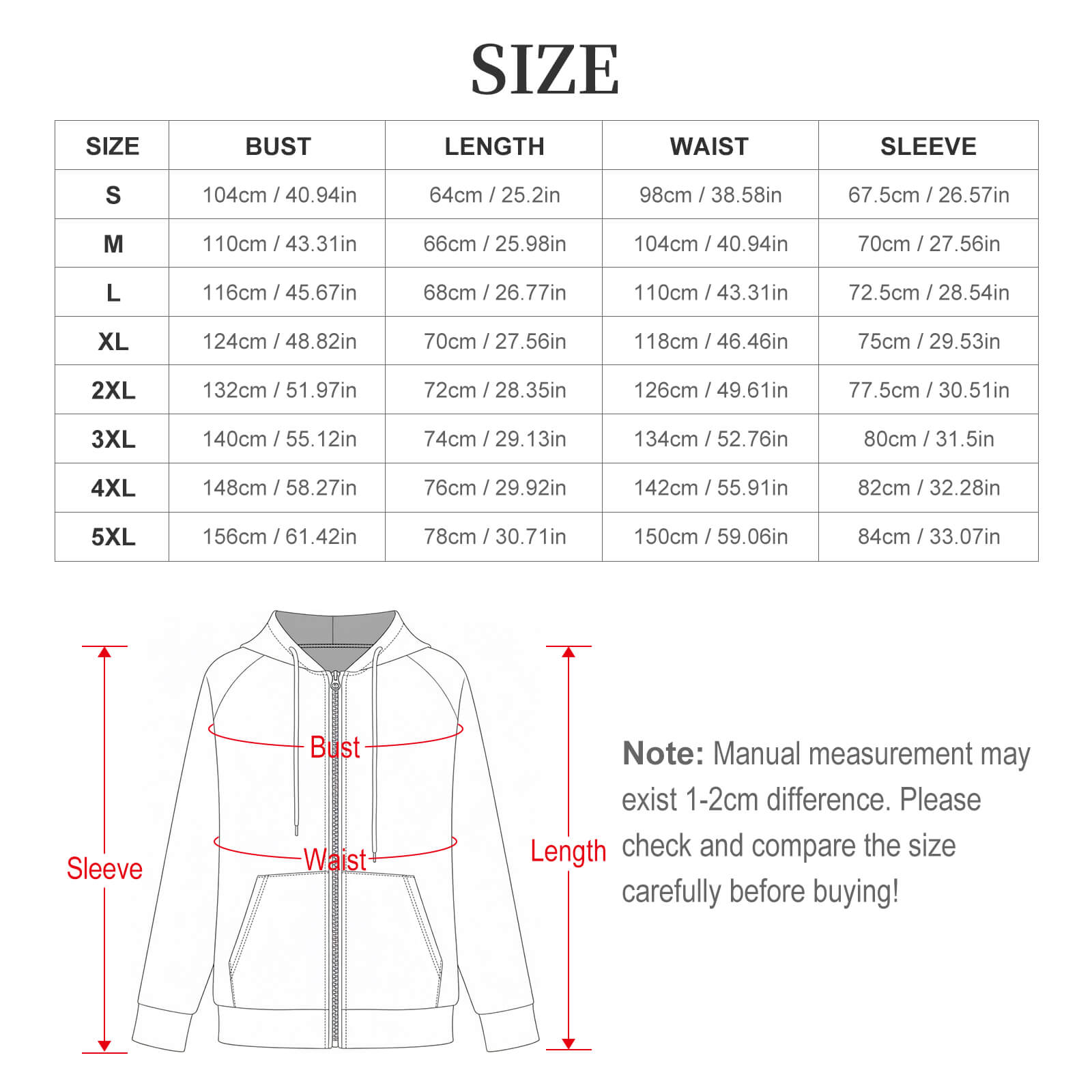Glow Party - Women's Full-zip Hoodie with Drawstring