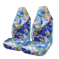 Royal Blue Garden Car Seat Covers (Set of 2)