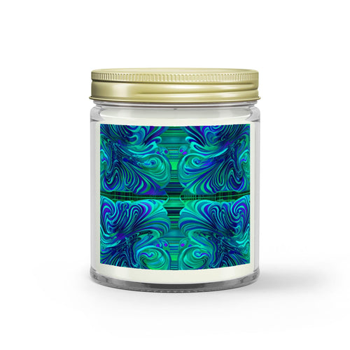 Dreamy Spirals - Glass Jar Scented Candle