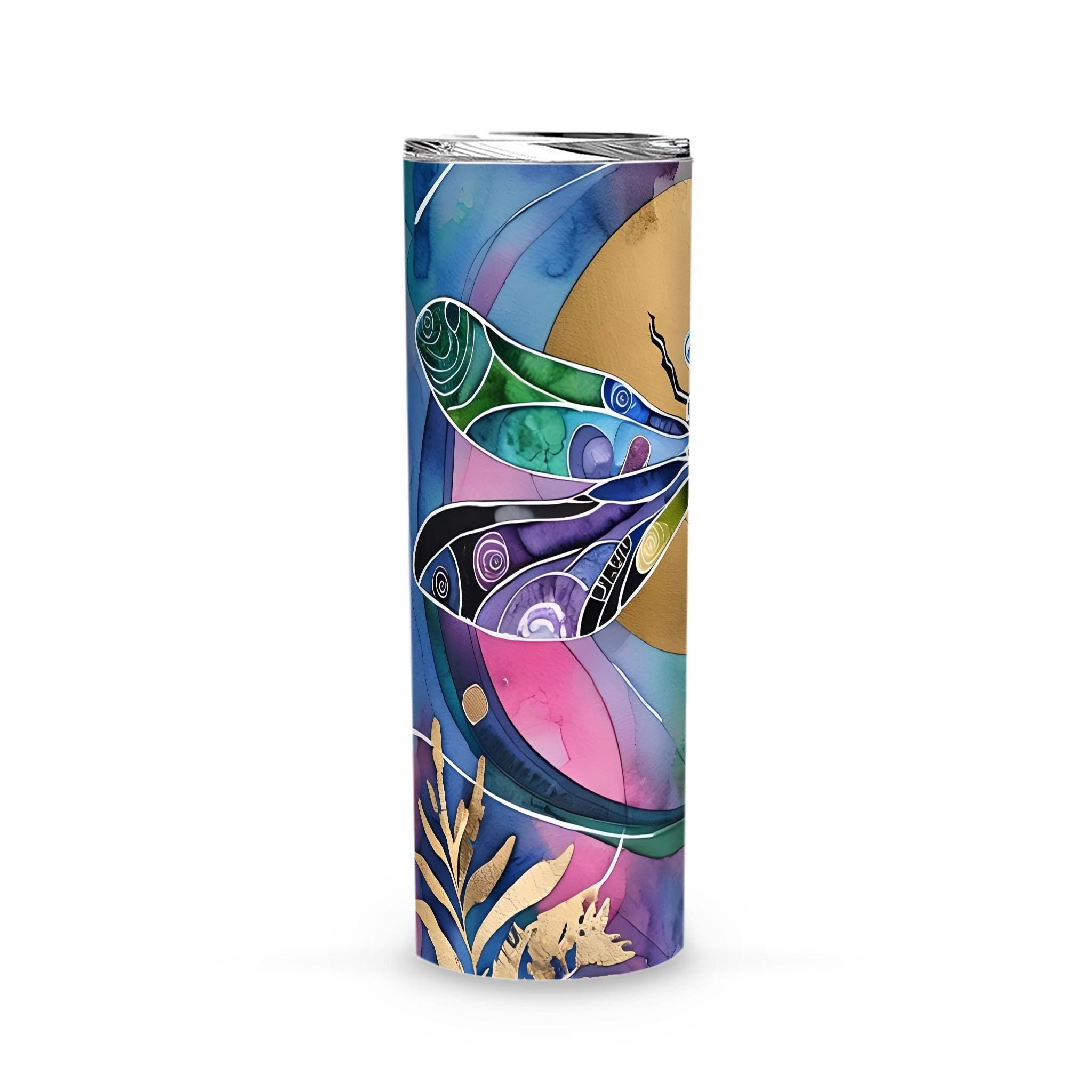 Dragonfly Sun - Skinny Tumbler