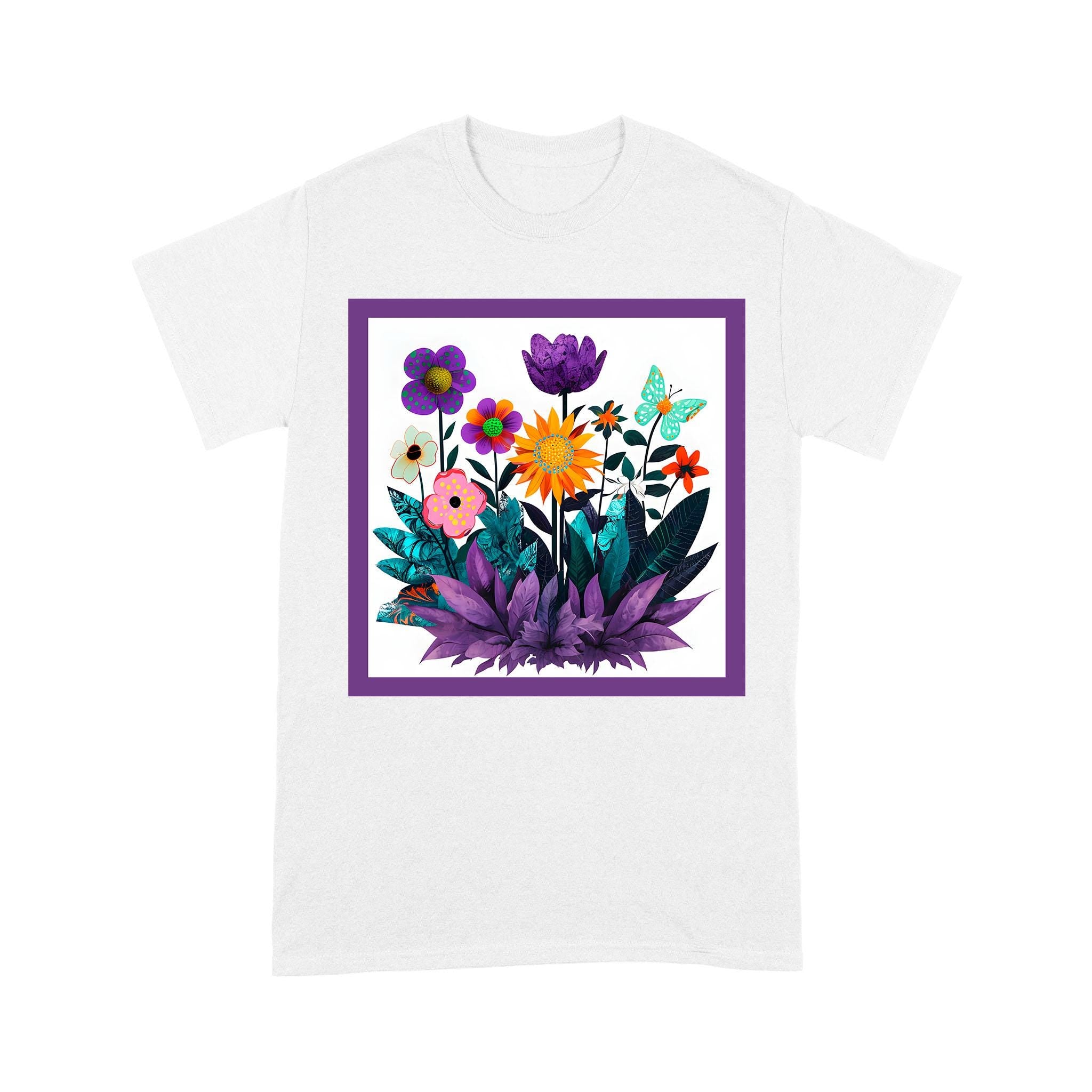 Abstract Purple Garden - Unisex Standard T-Shirt