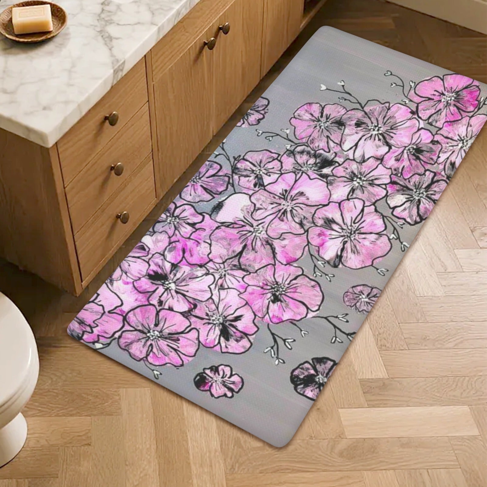 Garden of Hope PVC Anti-Fatigue Kitchen Mat 48x24inch