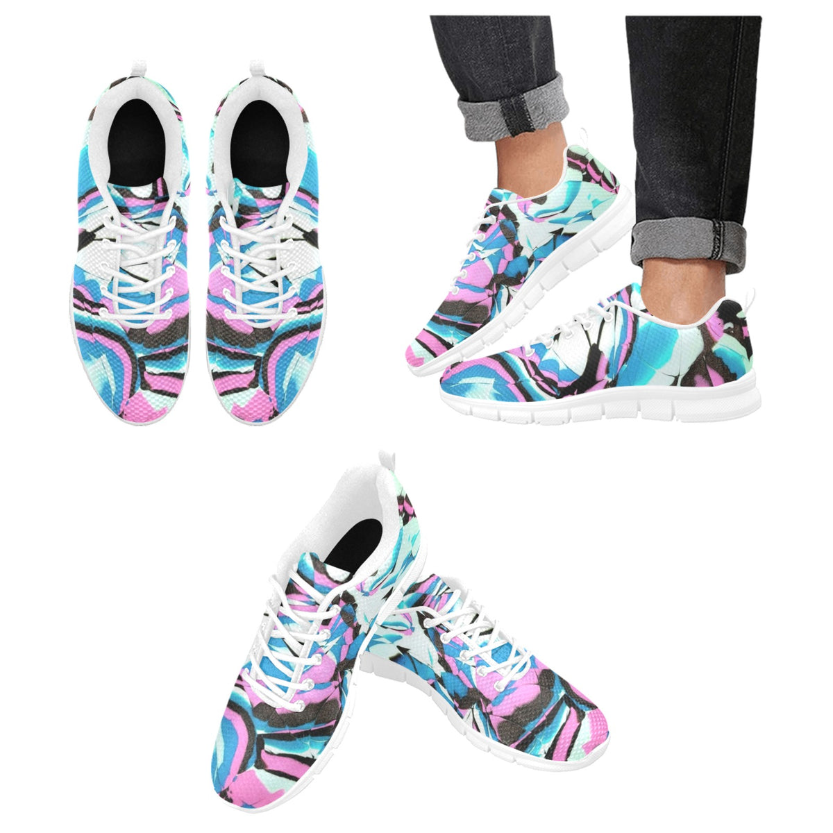Glow Party - Men's Breathable Running Shoes