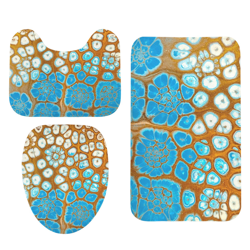 Maui Vibes 3-Piece Bathroom Rug Set