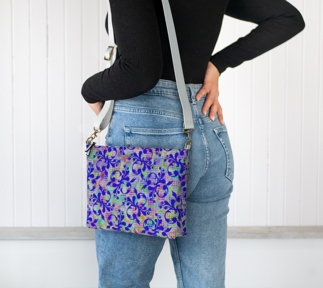 Fancy Filigree - Vegan Leather Crossbody Purse