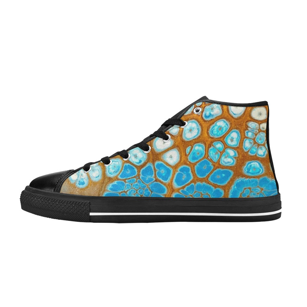 Maui Vibes - Women's Classic High-Top Canvas Shoes
