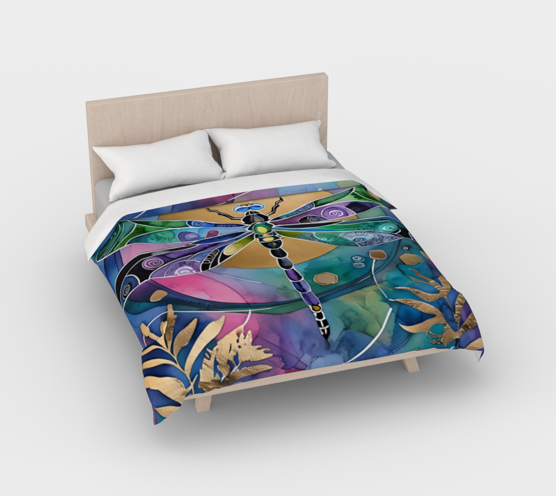 Dragonfly Sun - Duvet Cover